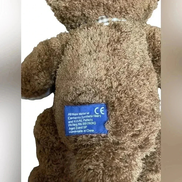 March of Dimes Bean Bag for Babies Vintage 2003 Brown Teddy Bear Plush - Picture 4 of 12
